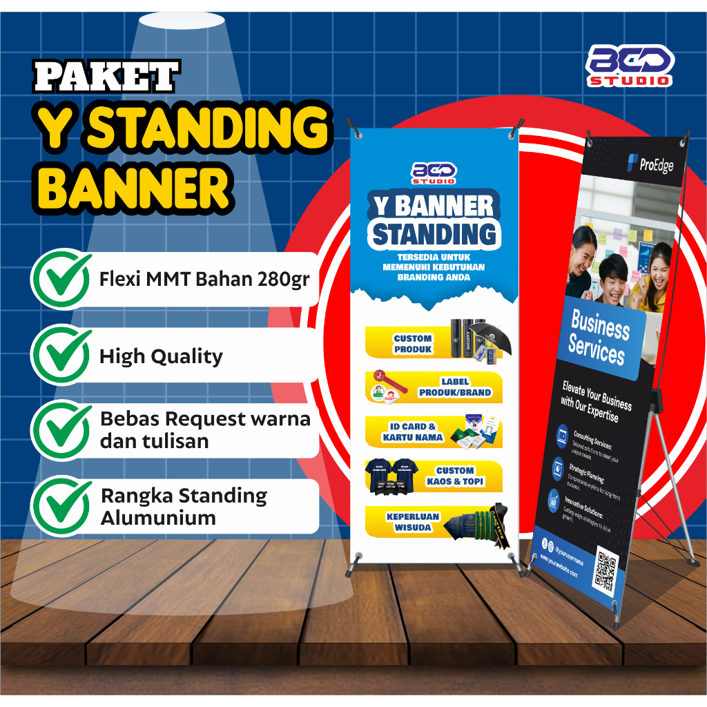 CUSTOM STANDING BANNER Y DISPLAY for INDOOR and OUTDOOR | Shopee ...