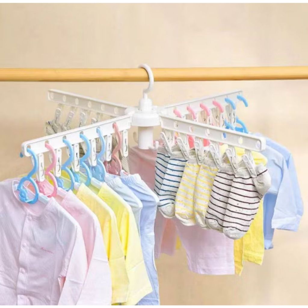 YUMI HANGING SOCKS DRYING RACK WITH HANGER CLIP | Shopee Philippines