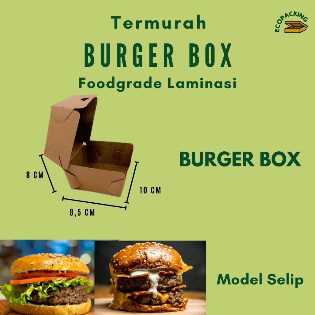 Burger Box / Burger Box / Burger Packaging / Burger Container / Dimsum ...