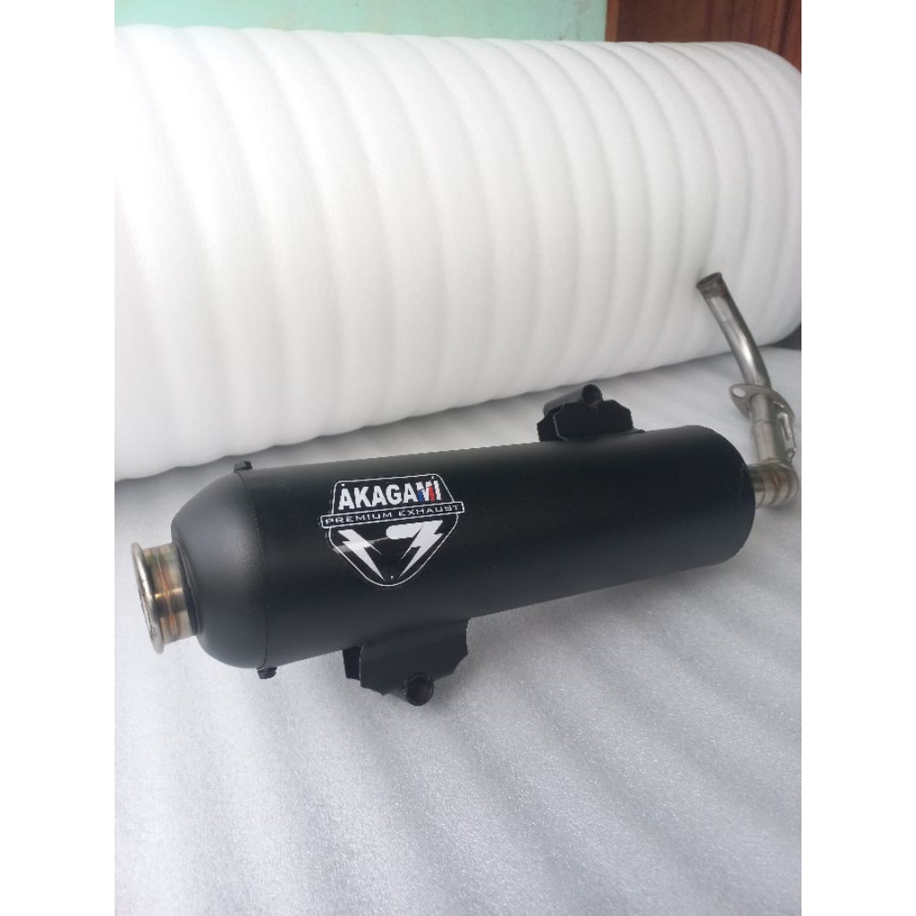 Exhaust Akagami Silent killer power standard Mio sporty click 125i 150i ...