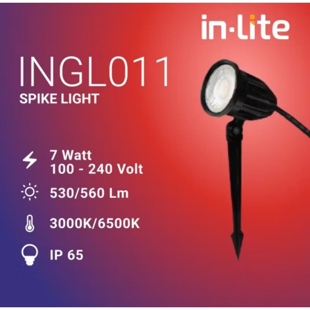 CAHAYA InLite Garden Spotlight LED Spike Light INGL11 7w Warm White ...