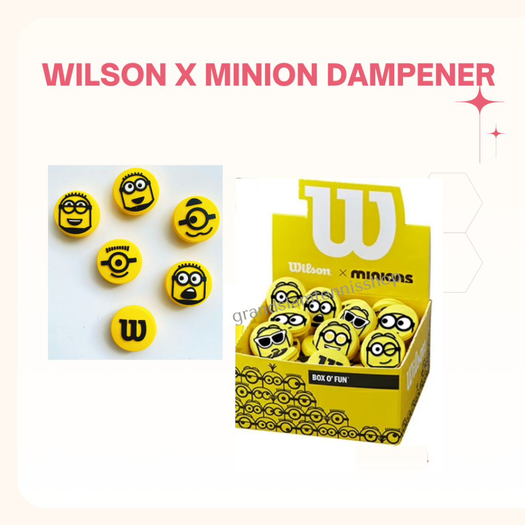 Wilson Minion Dampener / Tennis Racket String Dampener | Shopee Philippines