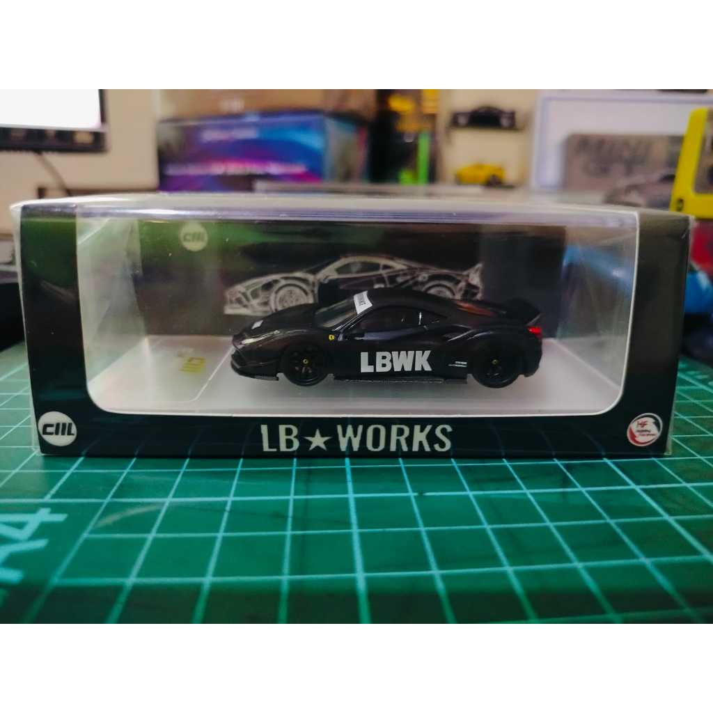 CM MODEL LBWK FERRARI 488 WIDEBODY MATTE BLACK INDONESIA EXCLUSIVE ...