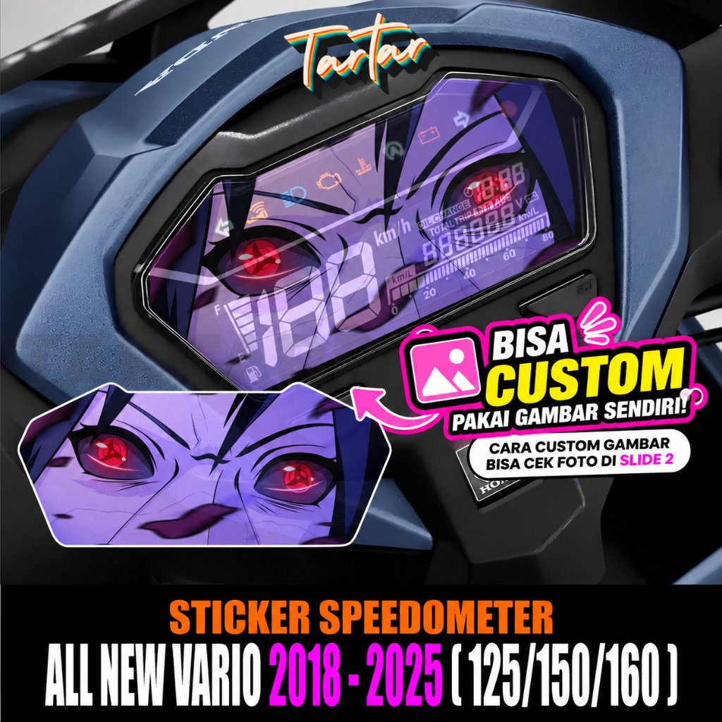 Spido Sticker Transparent Speedometer/ Anime All New Vario | Shopee ...