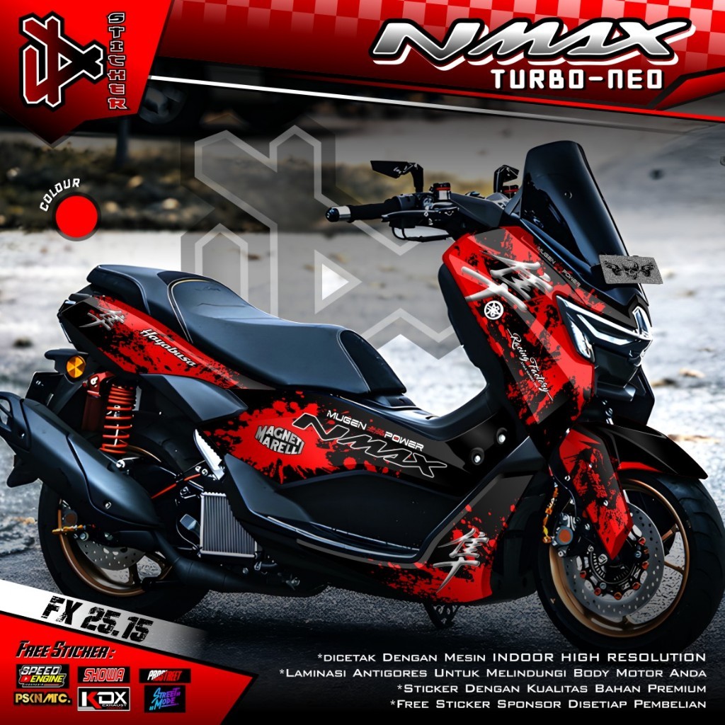 (COD) NEWEST Motorcycle Decal Sticker TURBO NEO S New 2024 2025 Full ...