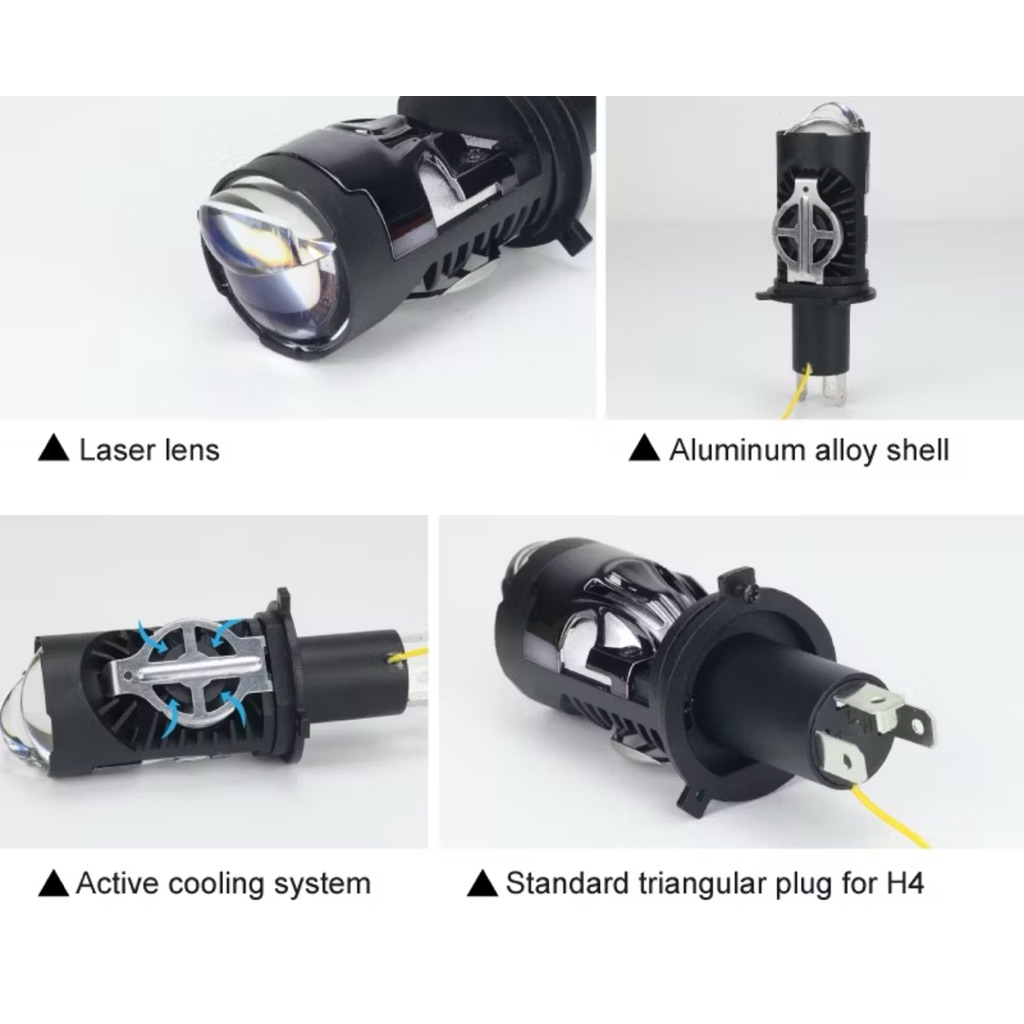 Mini Projector H4 IDM series A62 H4 FOR MOTORCYCLES AND CARS SUPER ...
