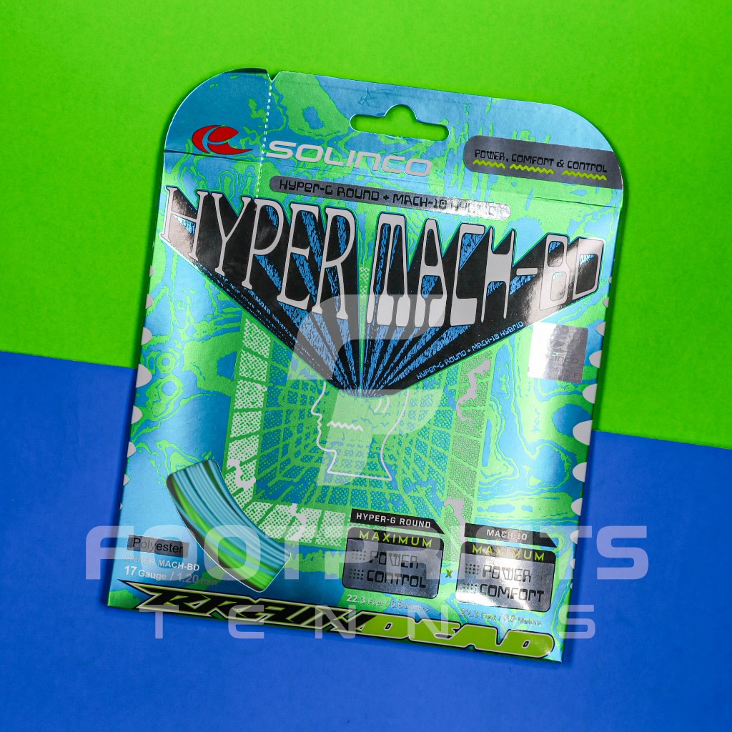Solinco Hybrid Hyper Mach BD Hyper-G Round & Mach 10 Tennis Racket ...