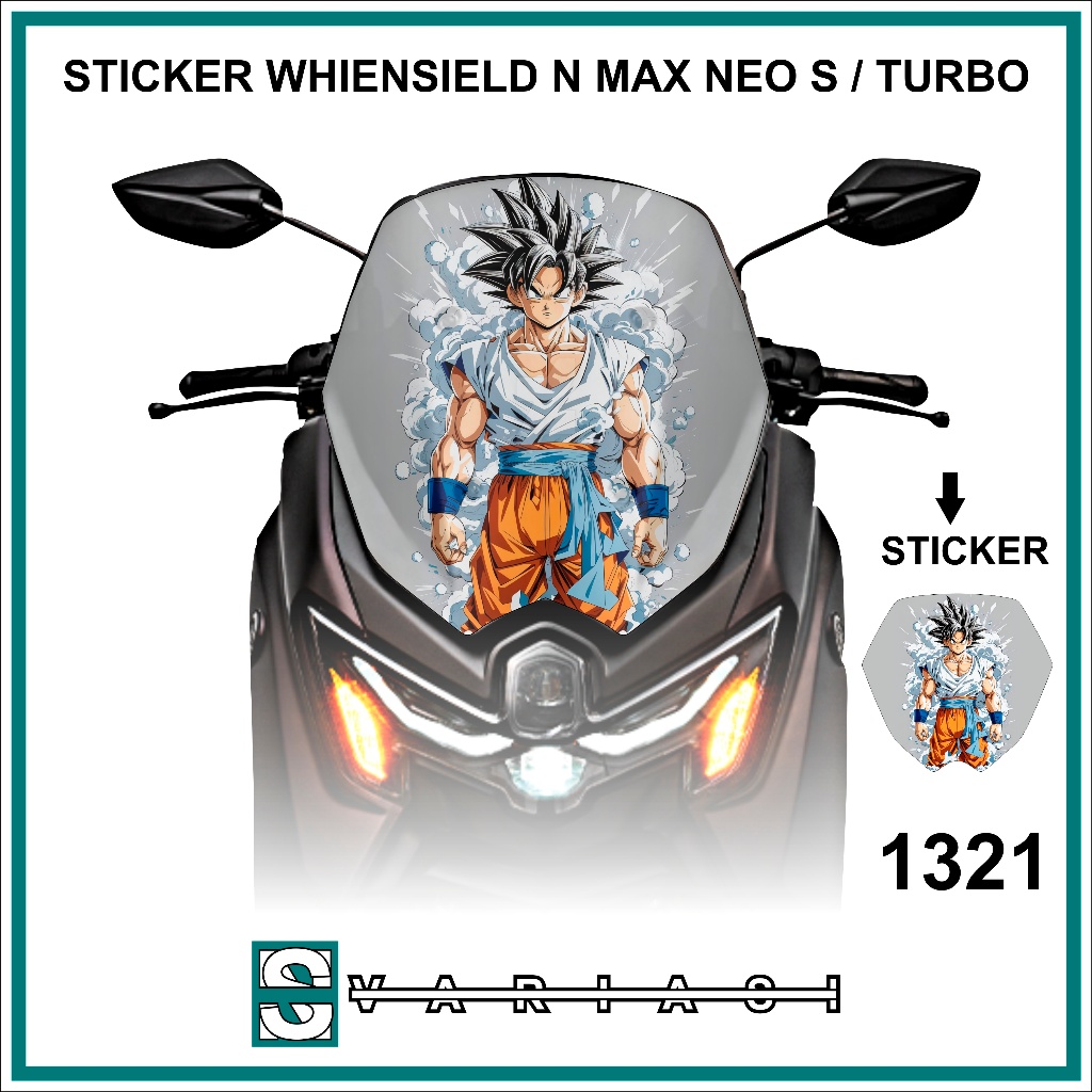 WINDSIELD N MAX NEO S STICKER - TURBO MOTIF 1321 - 1328 | Shopee ...