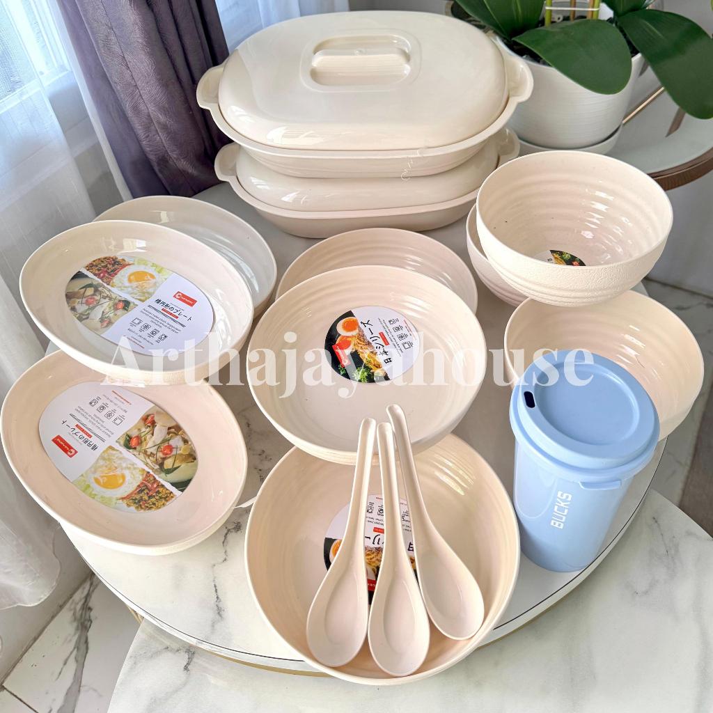Korean Color Buffet Set 14Pc Clio Plast Kitchenware Buffet Set | Shopee ...