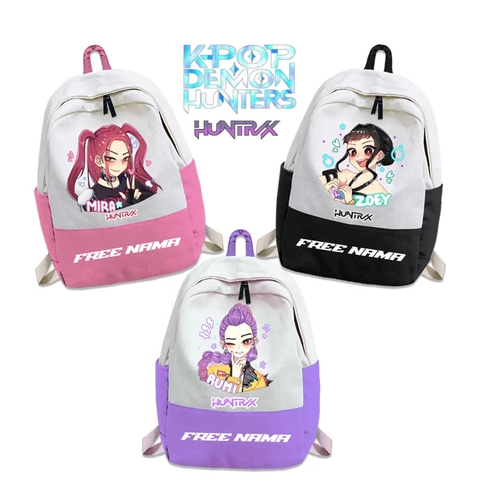 HUNTRIX KPOP DEMON HUNTERS RUMI MIRA ZOEY MEMBER CHILDREN'S BACKPACK ...