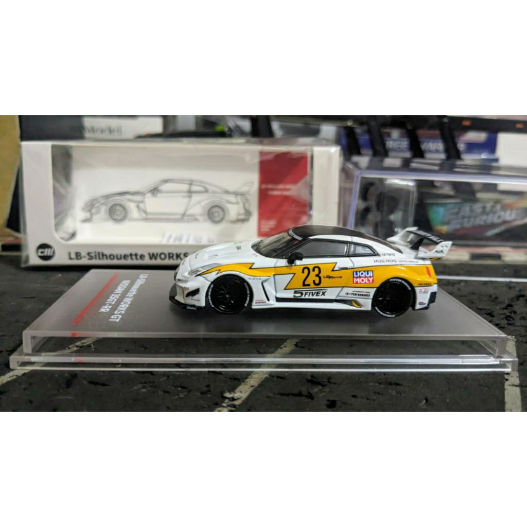 Diecast CM Model LBWK LB Silhouette Worls GT Nissan Skyline GTR R35 ...