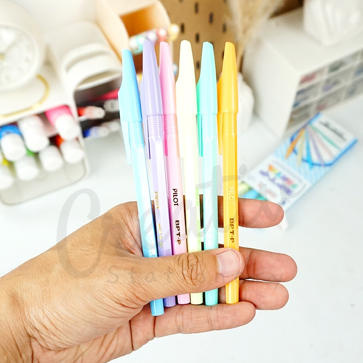Pilot BPT-P Ballpoint Pen Black Ink Pastel Color 0.7 Mm | Shopee ...