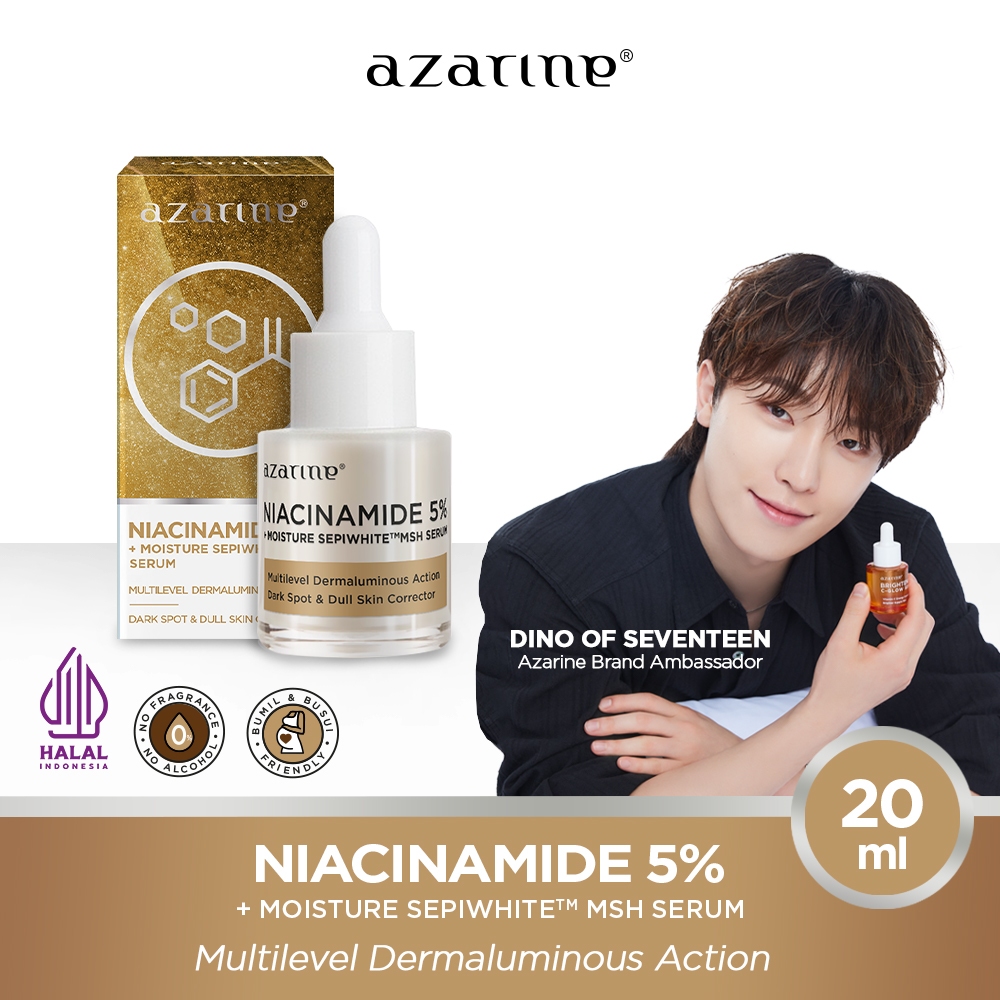 Azarine Niacinamide 5% + Moisture Sepiwhite Serum 20ml | Shopee Philippines
