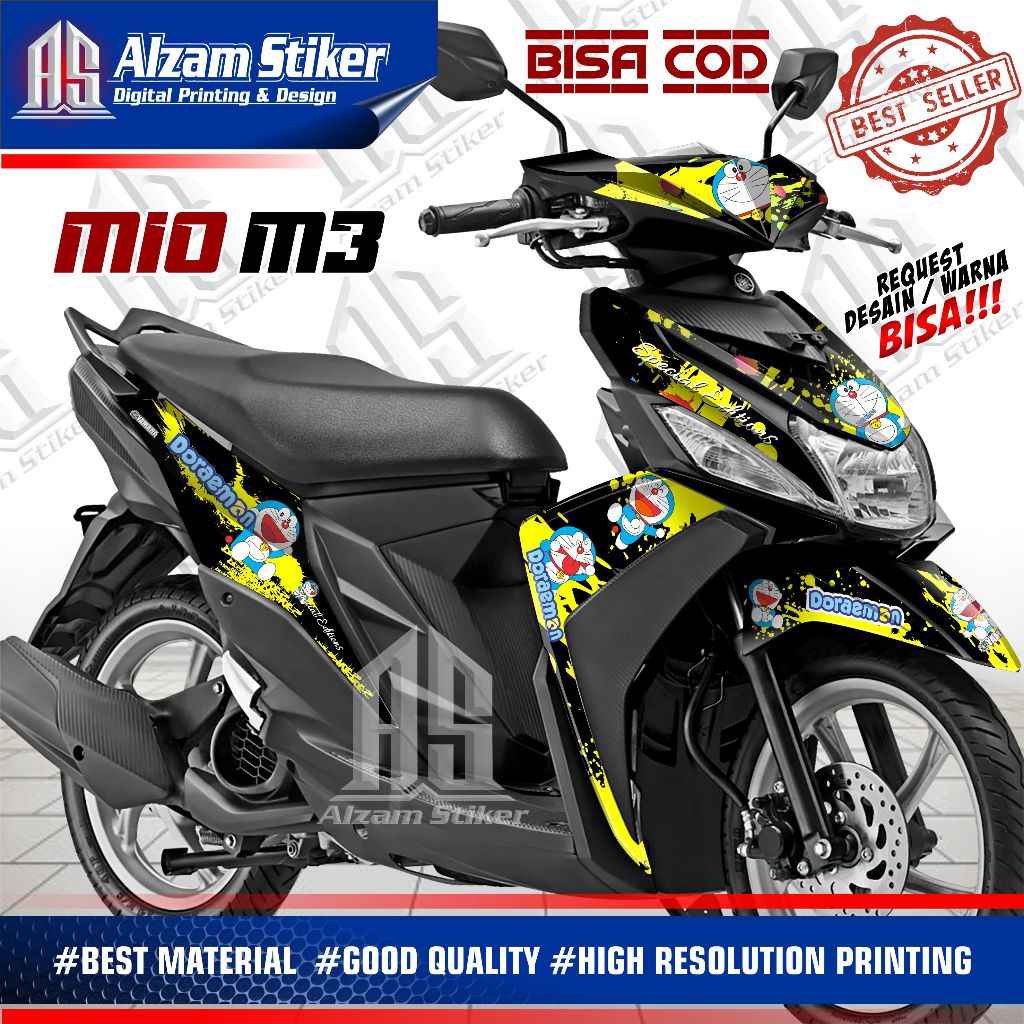COD AVAILABLE Mio M3 Full Body Decal Sticker/ Mio M3 Fullbody Striping ...