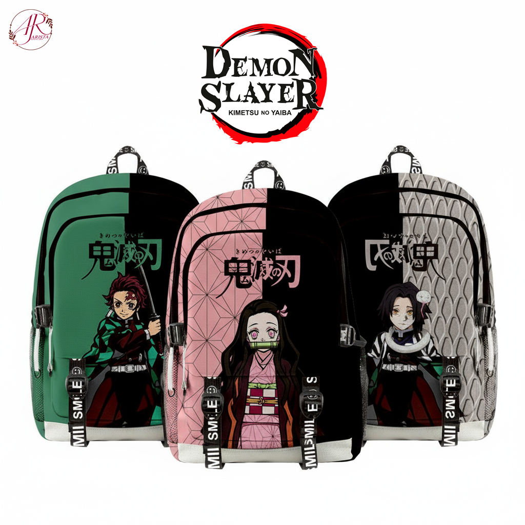 ARISTA - Nezuko Tanjiro Demon Slayer Backpack Japanese Anime Children's ...