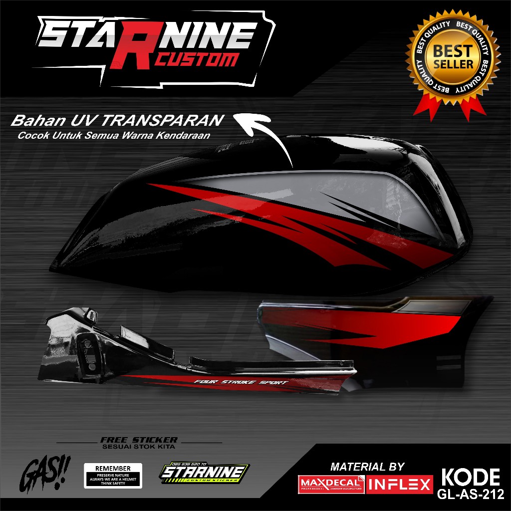 Striping GL pro Sticker GL variation code GL-AS-212 | Shopee Philippines