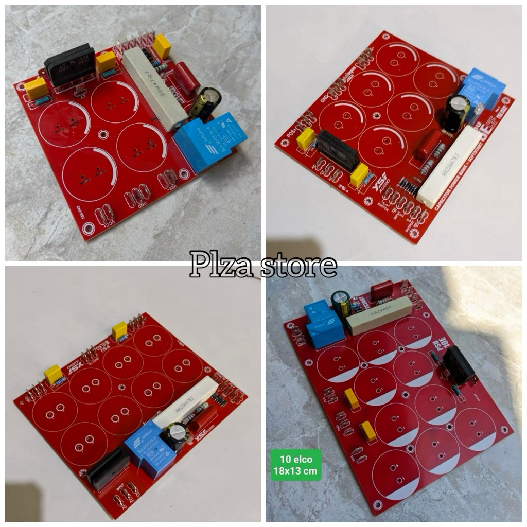 Psu class AB Kit contains 4/ 6/8/10 elco complete Softstart good ...