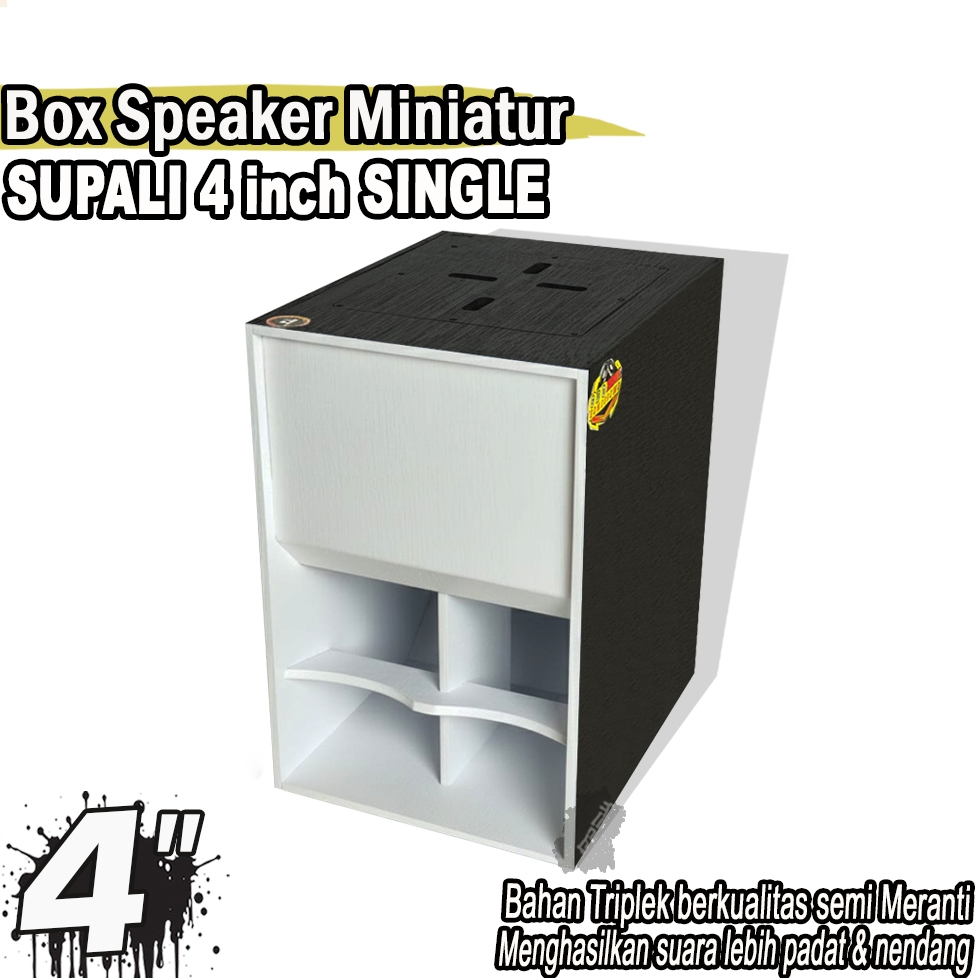Supali 4 Inch Miniature Speaker Box WHITE | Shopee Philippines