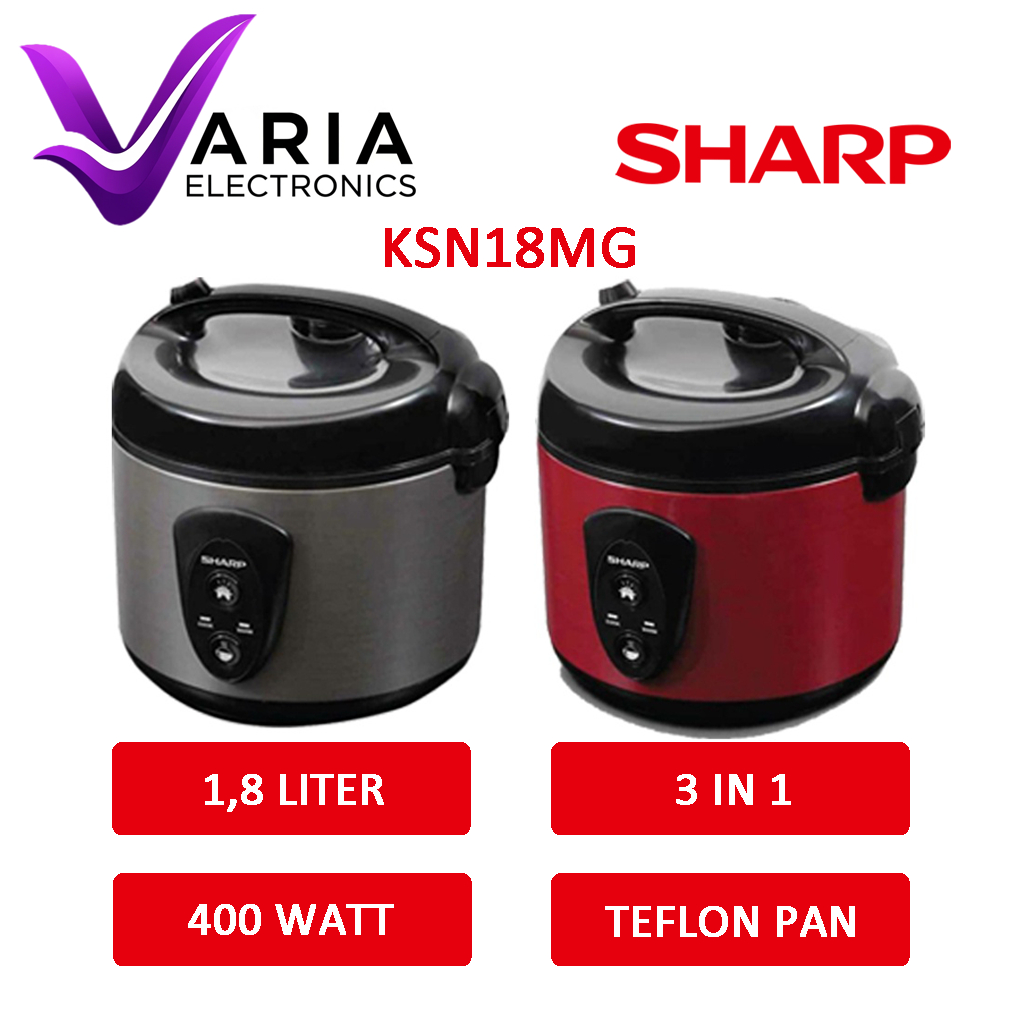 MAGIC COM RICE COOKER/ SHARP KSN18MG RICE COOKER/ 1.8 LITER CAPACITY ...