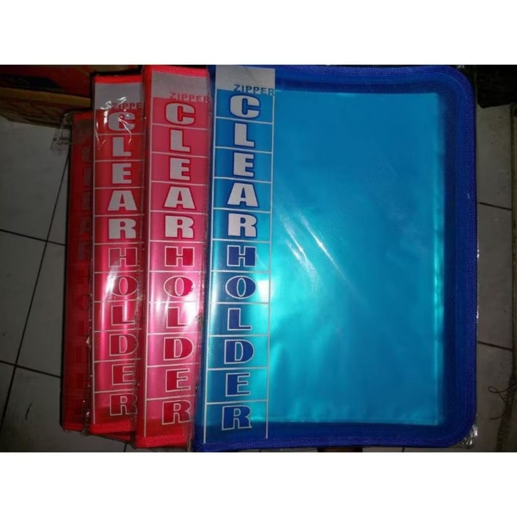CLEAR HOLDER ZIPPER 40 SHEETS TOPLA DISPLAY BOOK/ TOPLA ZIPPER/ ZIPPER ...
