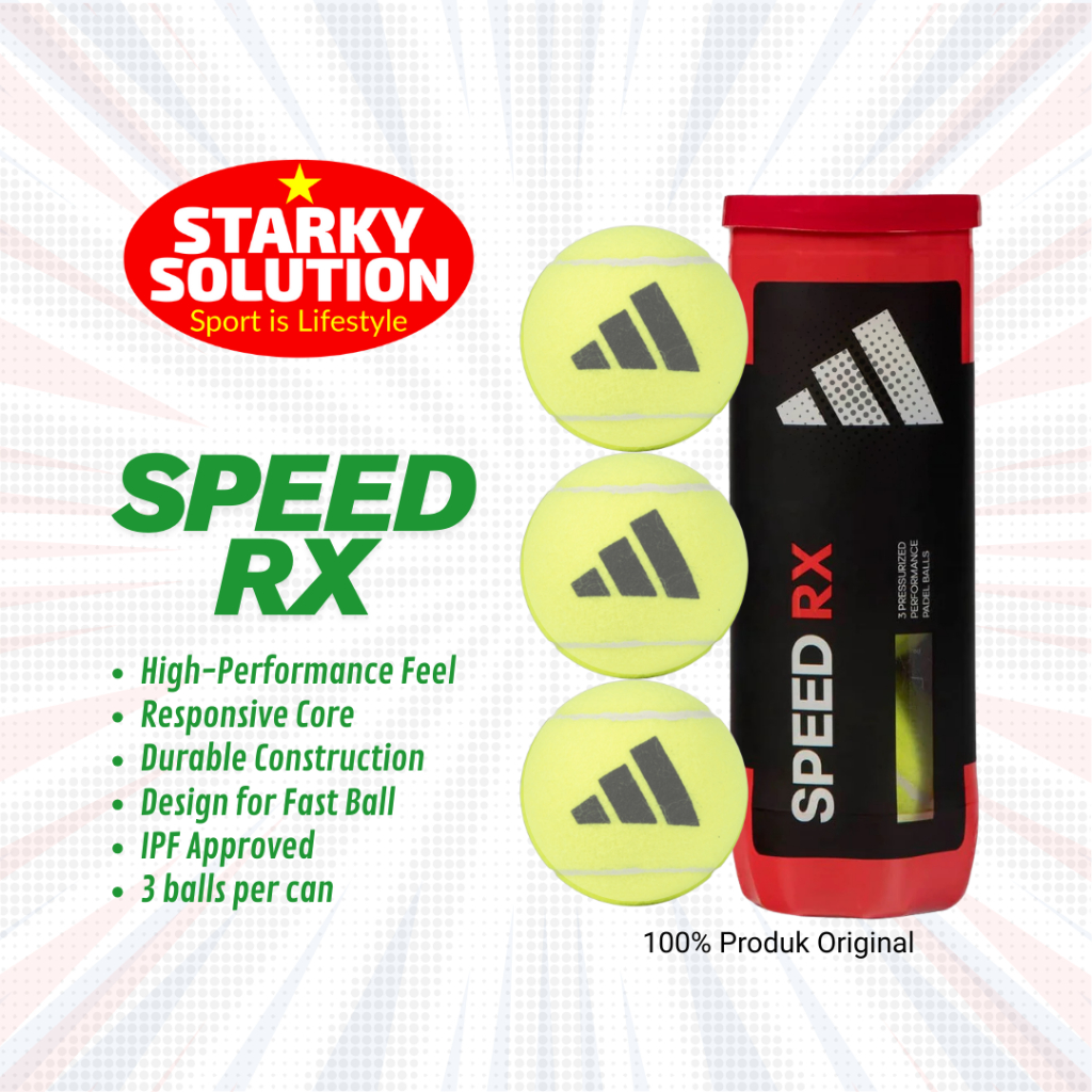 Original SPEED RX Tennis Paddle Ball - 3 Balls | Shopee Philippines
