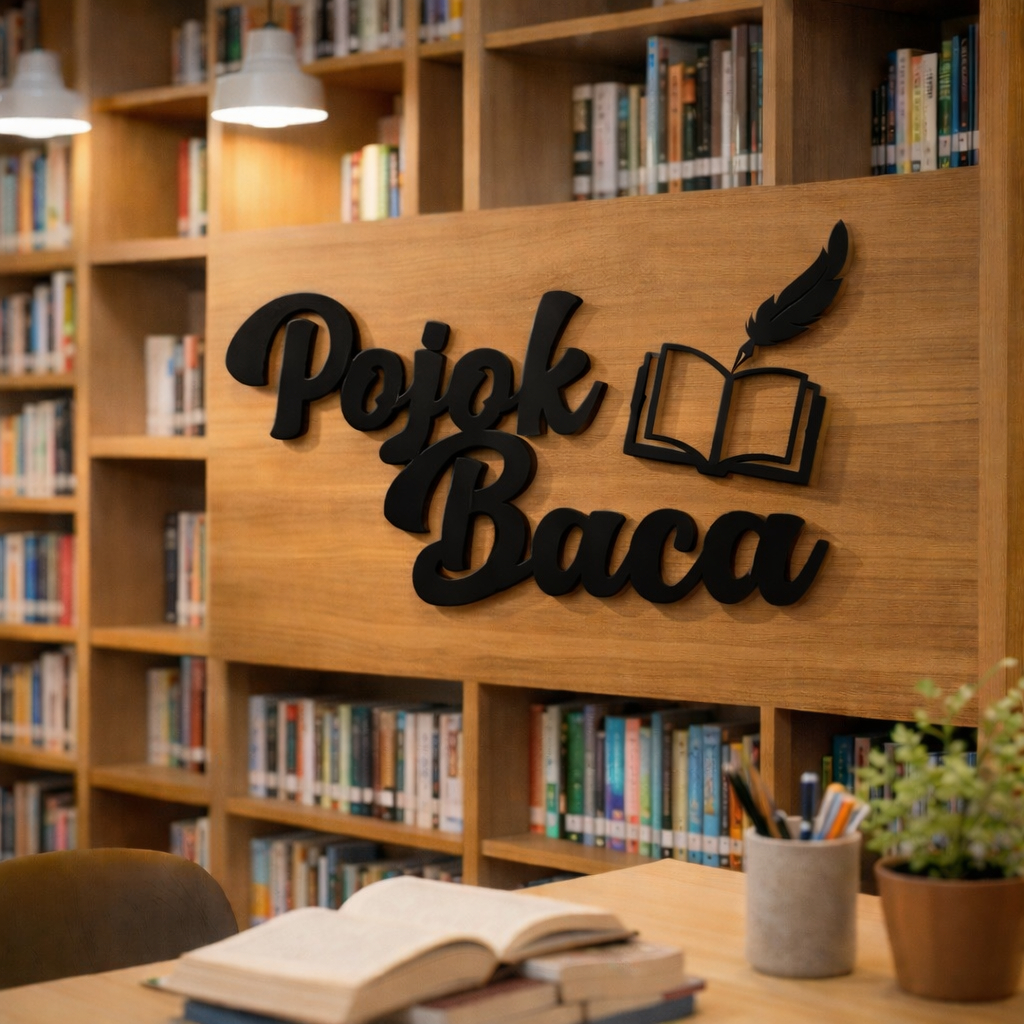 Aesthetic Wall Decoration with READING CORNER Writing | Laser Cutting ...