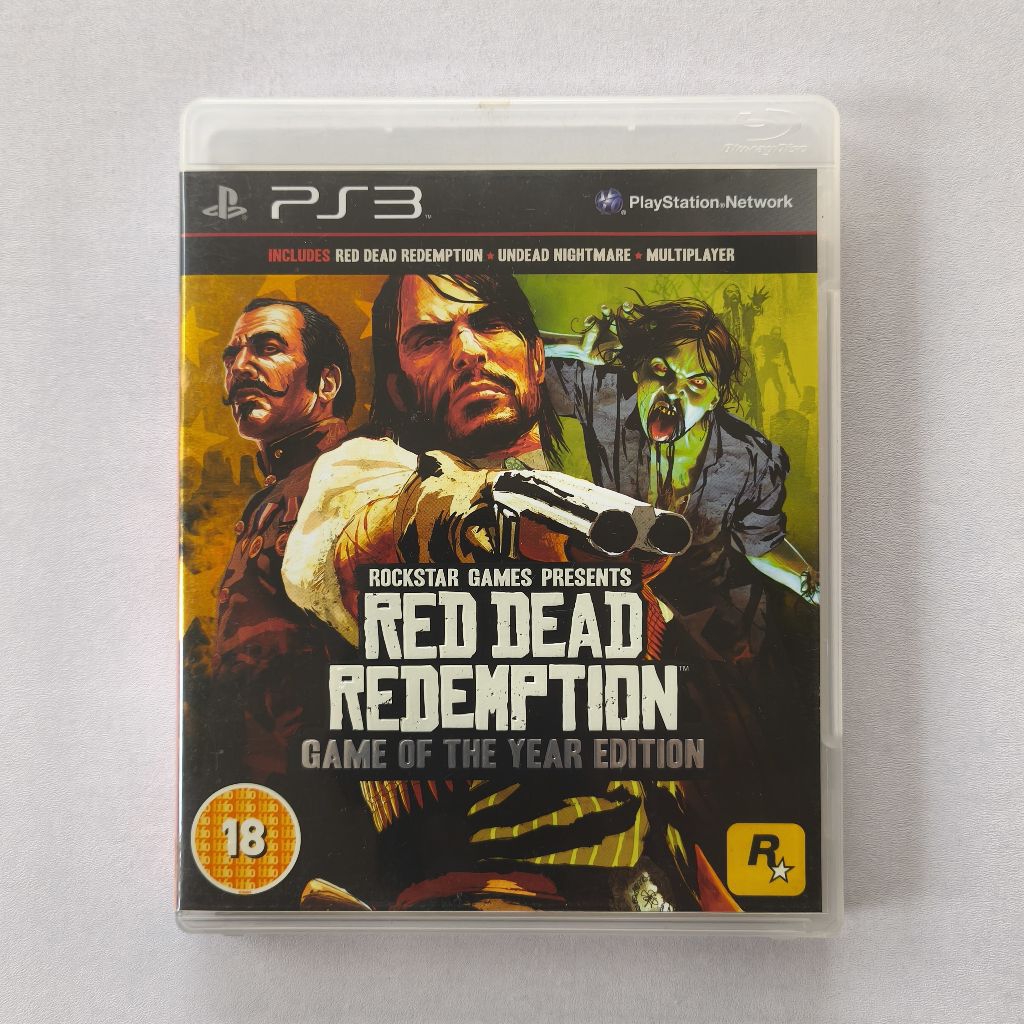 PS3 BD Red Dead Redemption GOTY Game Cassette Game of the Year/ RDR ...