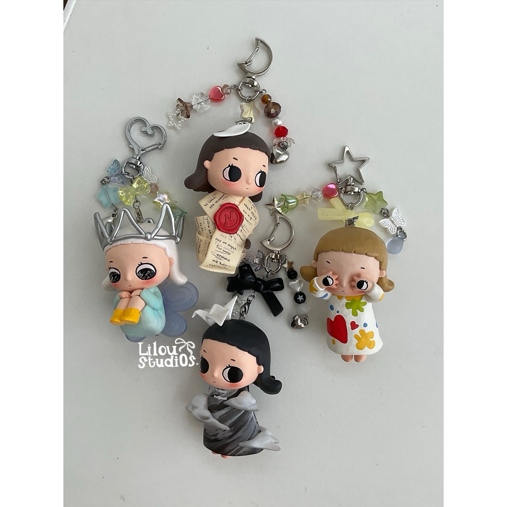 NEW lioustudi0s / Popmart Keychain Nyota Fluffy Life Daze and Lost Star ...