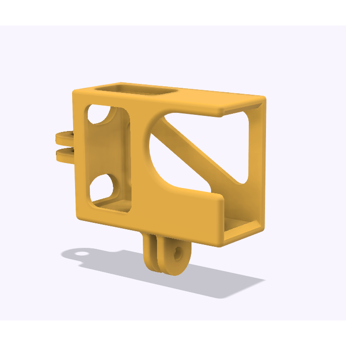 Mounting Gopro Hero 3 4 Vertical Horizontal FPV mount m5 3d Print TPU ...