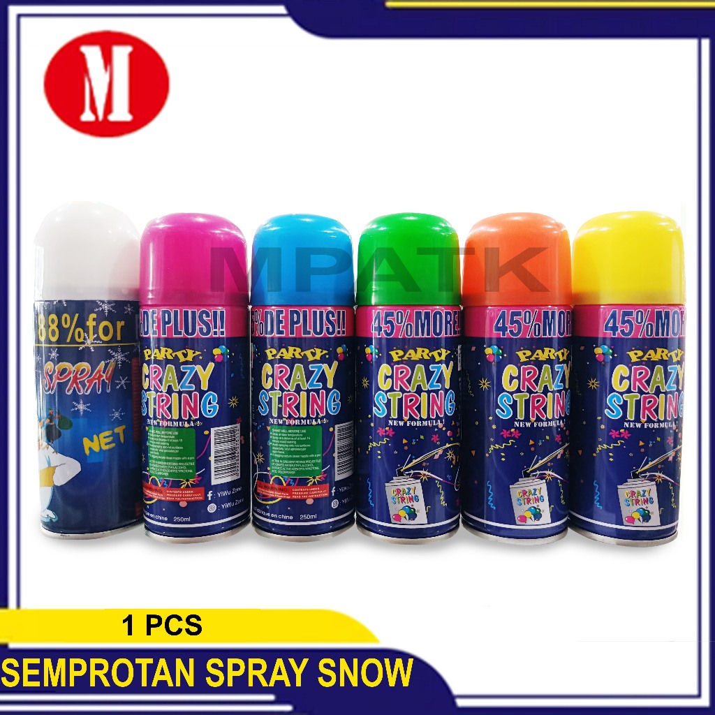 Snow Spray White Foam Spray with Thread Net | Shopee Philippines