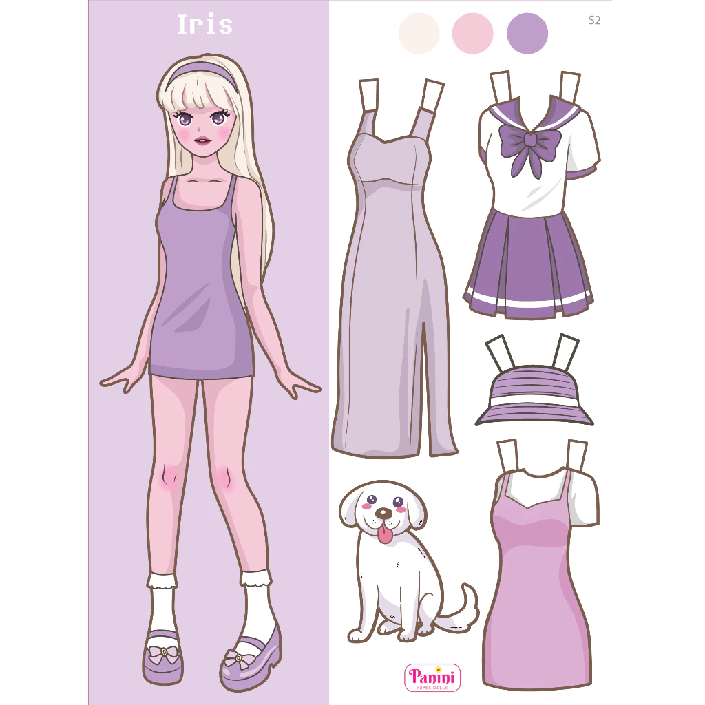 Korean Paper Doll Paper Doll with Scissors | Shopee Philippines