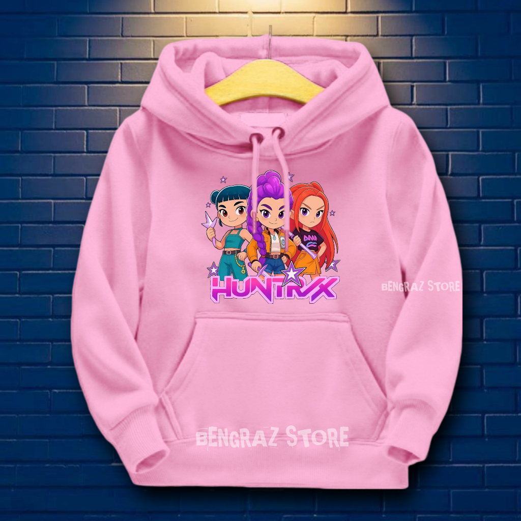 HUNTRIX DEMON HUNTER KPOP Girls' Hoodie Sweater Unisex Jacket Ages 2 ...