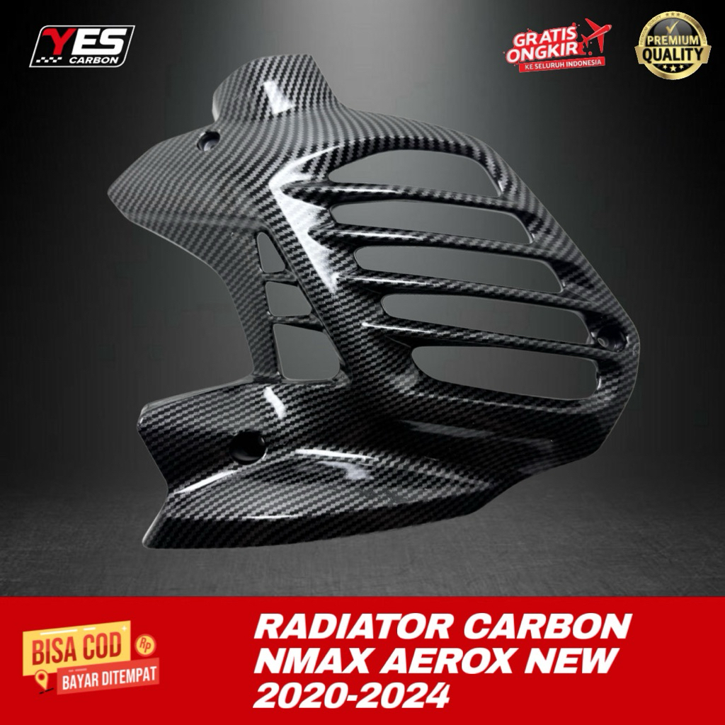 NMAX NEW 2020-2024 CARBON RADIATOR COVER • Nmax New Carbon 2020-2024 ...