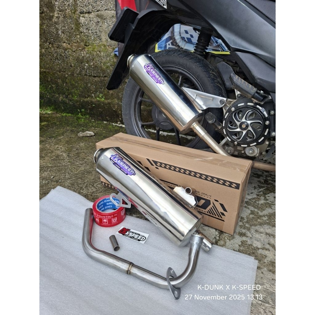 Standard Racing Exhaust Luster V1 Stainless BEAT deluxe Vario 125 Led ...