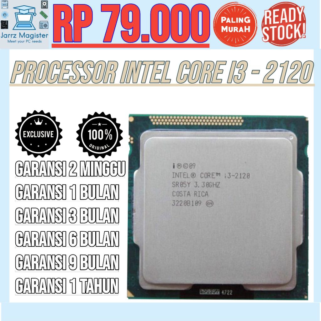 Intel core i3 2120 PC Processor socket 1155 | Processor i3 Gen 2 LGA ...