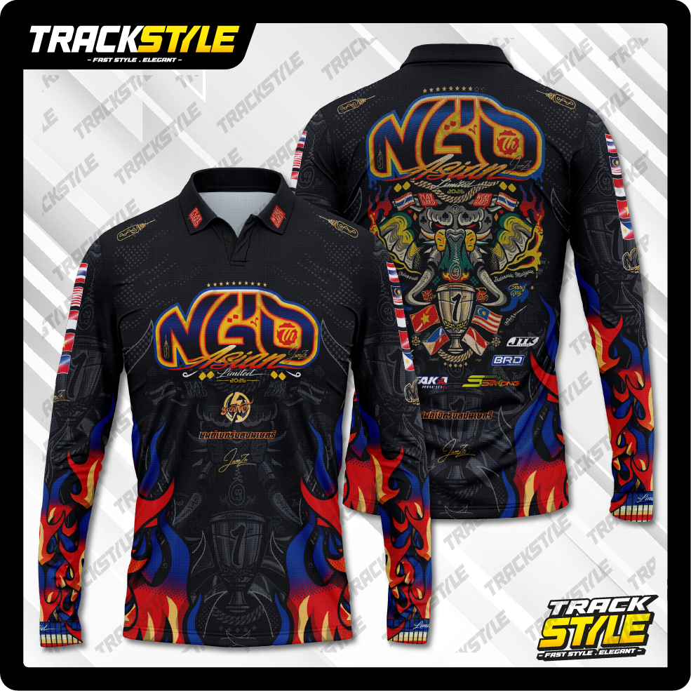 TrackStyle Jersey NGO Racing Thailand Asean Superfast 2025 Drag Race ...