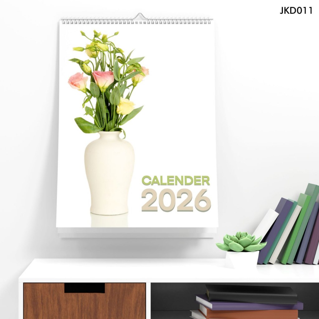 Spiral Wall Calendar A3 2026 Unique Aesthetic Theme Full Color Wire ...
