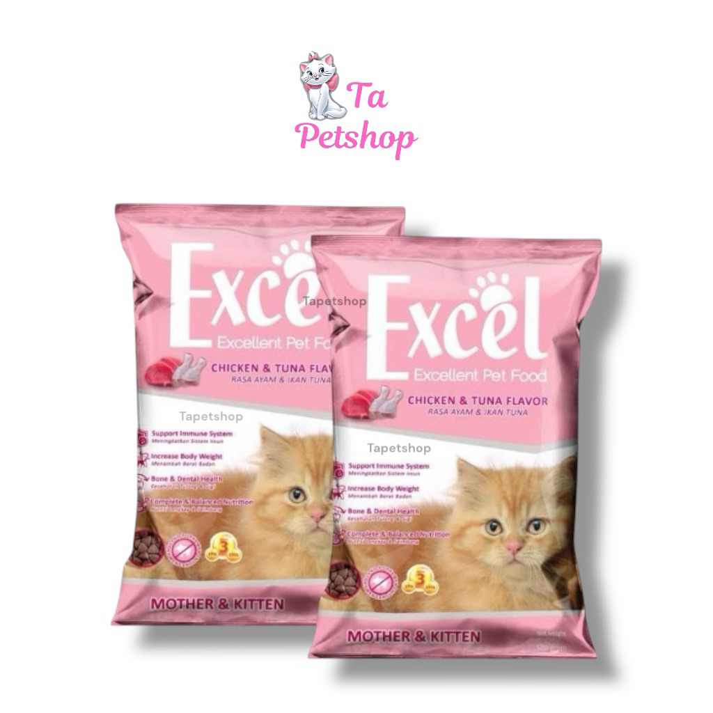 Excel Mother & Kitten 500gr FRESHPACK Food for Mother and child cats ...