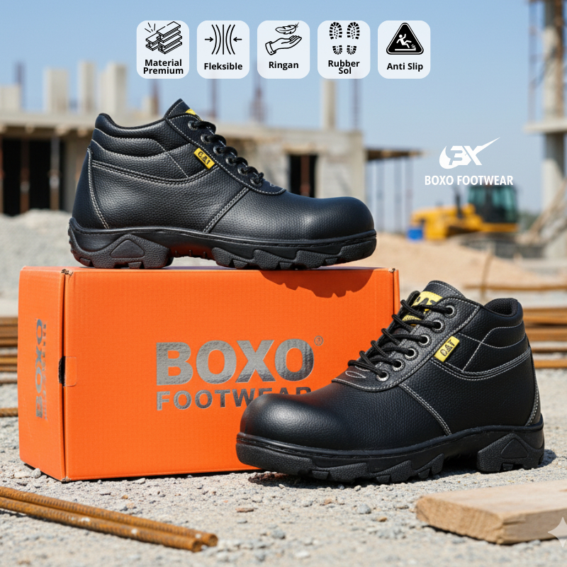 Men's Safety Shoes Basic Boots - Men's Boots for Field Work, Premium ...