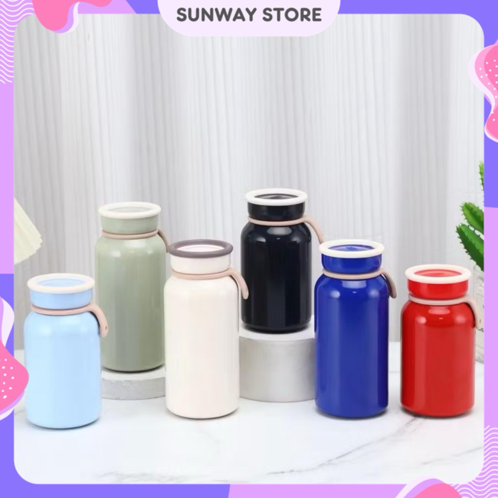 TERMOS SUNWAYSTORE - Mini Stainless Steel Milk Thermos Tumbler 300ml ...