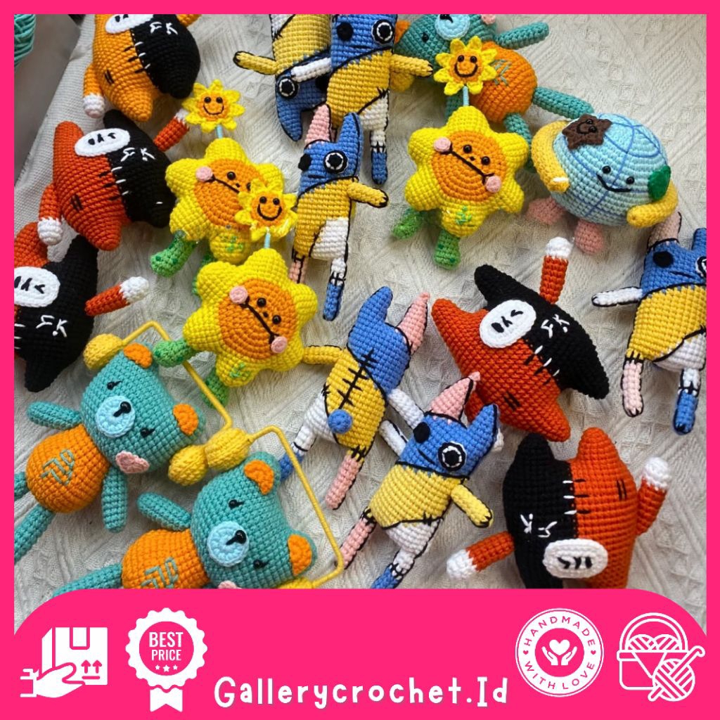 GANTUNGAN GMMTV amigurumi keychain Maskot | Amigurumi keychain Large ...