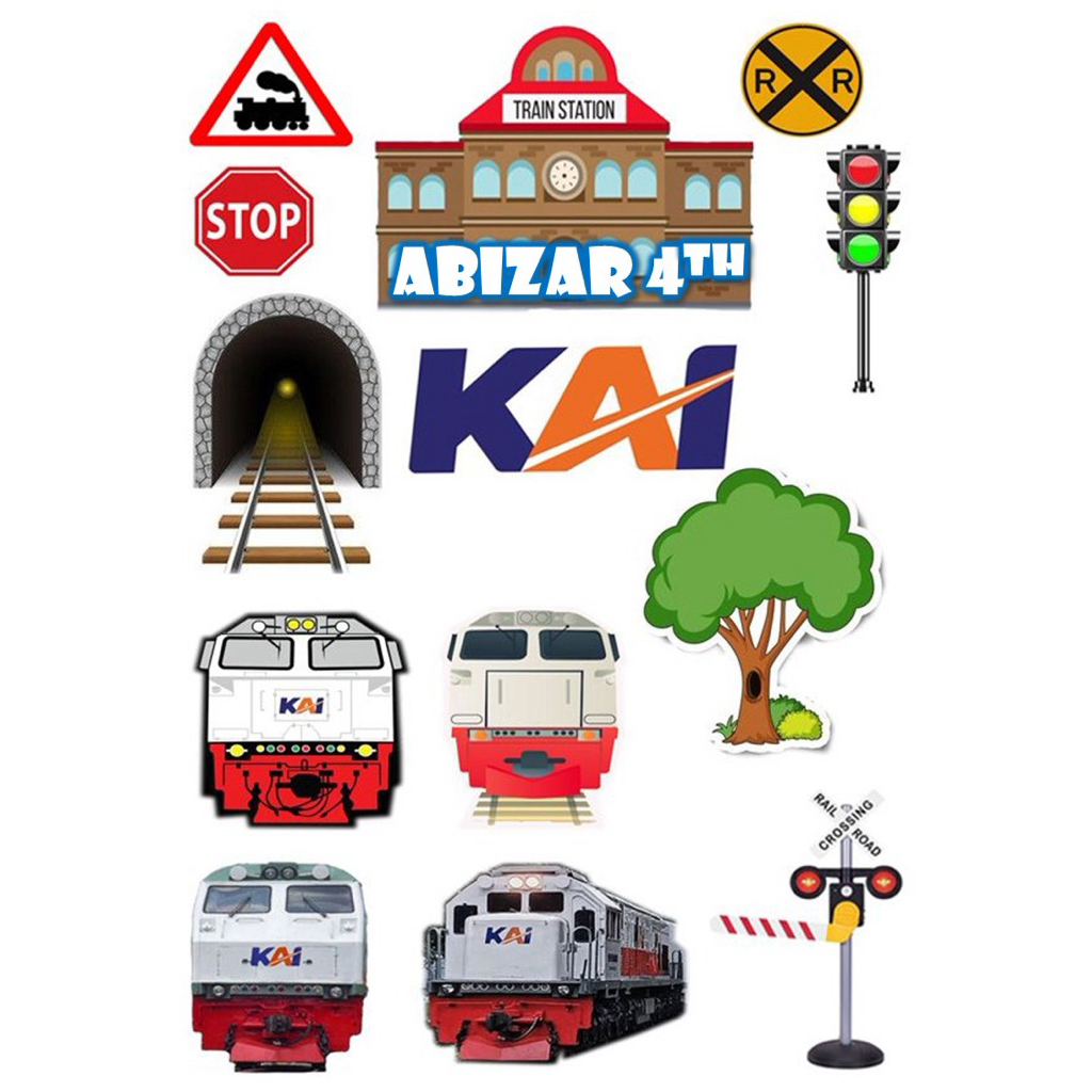 KAI Station/ Topper TRAIN KAI Cake Custom Name/ Birthday Cake ...