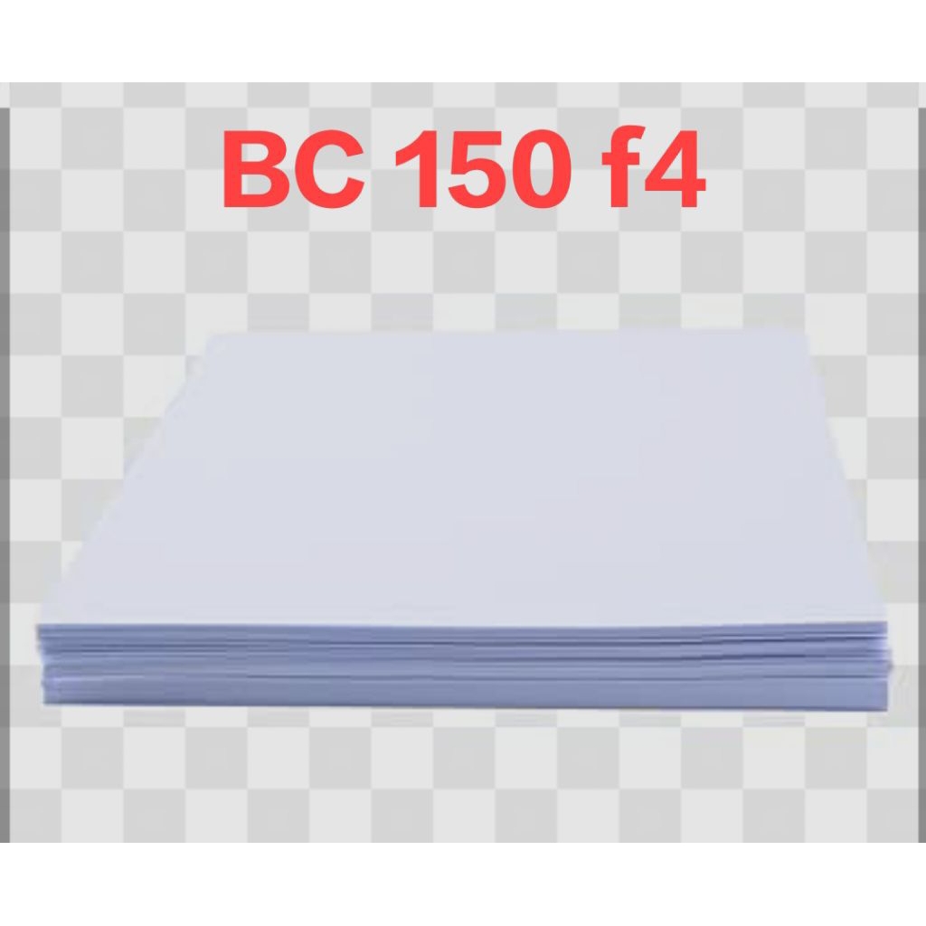BC PAPER 150 gsm WHITE size F4 (folio) | Shopee Philippines