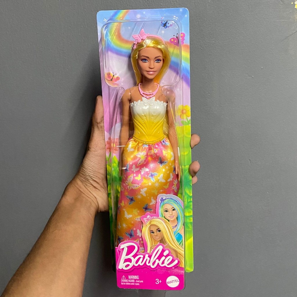 Barbie Doll Original Mattel Dreamtopia Fantasy Princess - Yellow Yellow ...