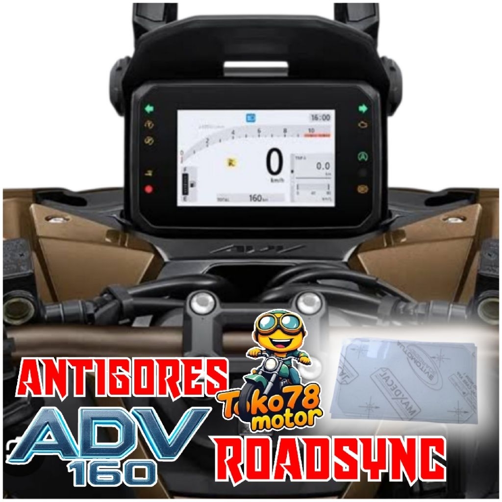 ROADSYNC SPEEDOMETER ADV 160 2025 2026 ANTI-SCRATCH STICKER Motorcycle ...
