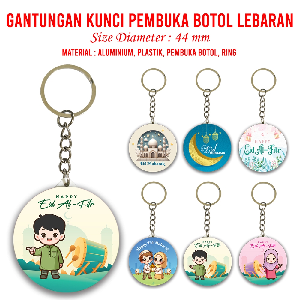 GANTUNGAN Eid Series Bottle Opener Keychain Eid Souvenir Bottle ...
