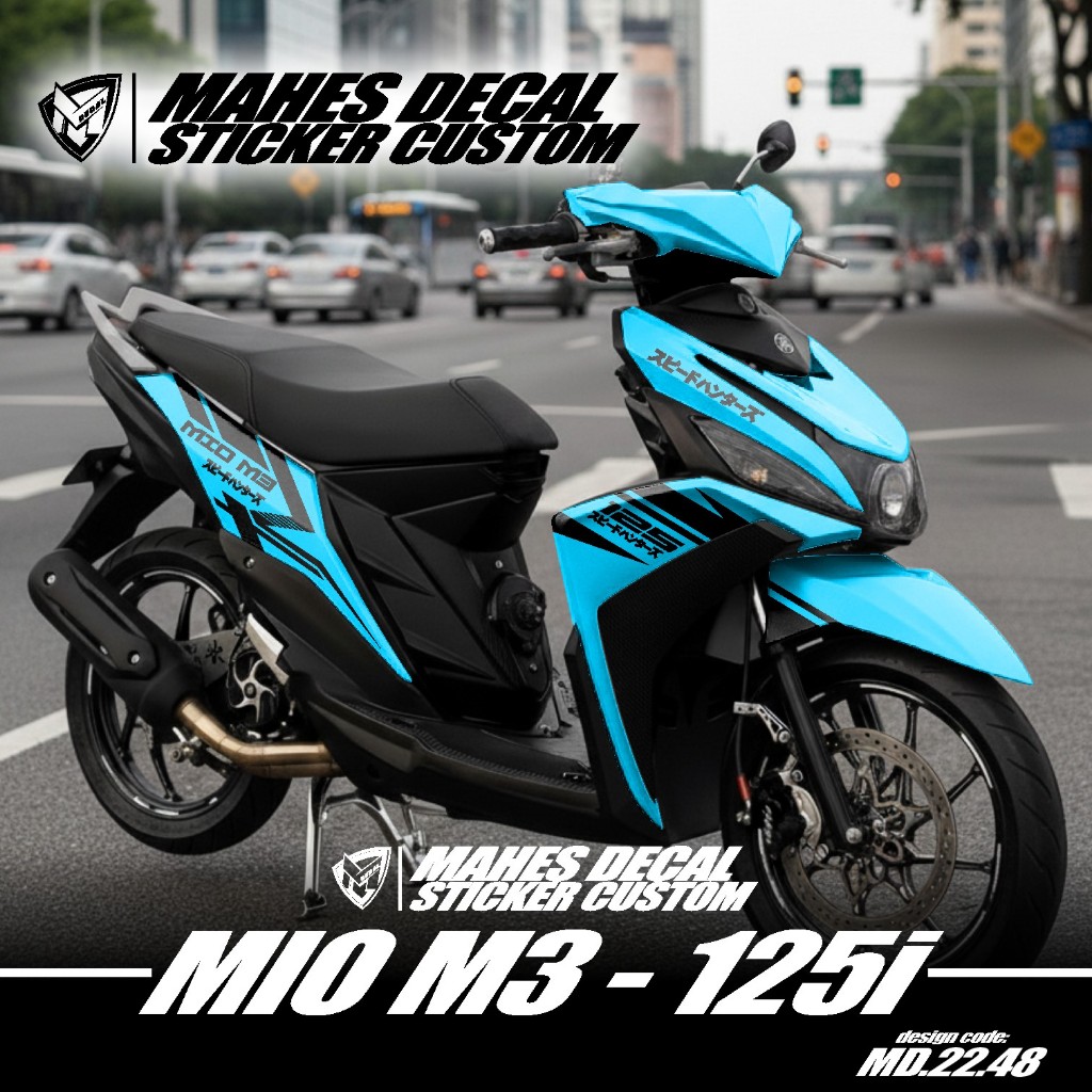 Latest Yamaha Mio M3 125 Full body Decal Sticker - MIO Fi 125i M3 ...