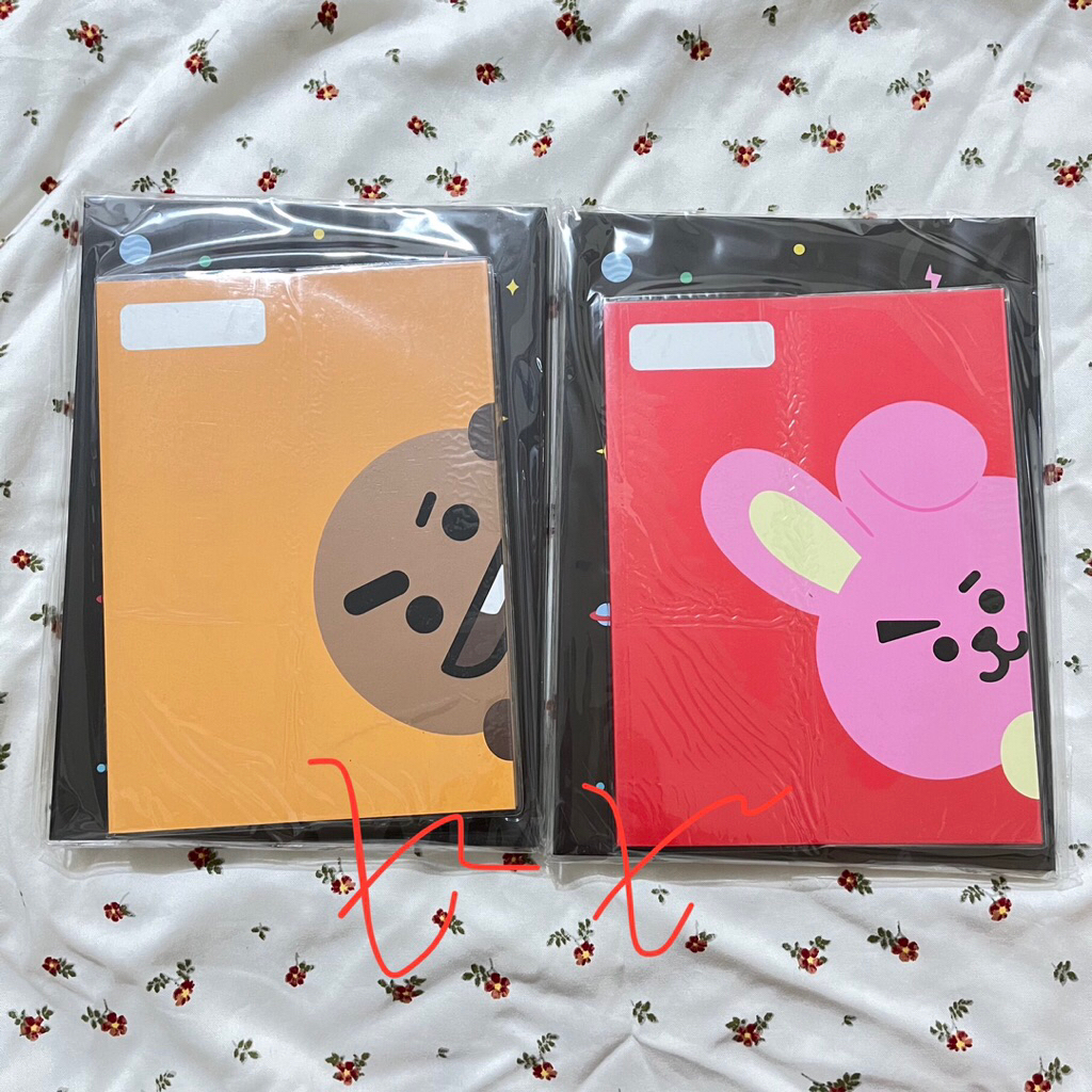 BT21 Shooky & Cooky Notebook (1 set contains 2 pieces) | Shopee Philippines