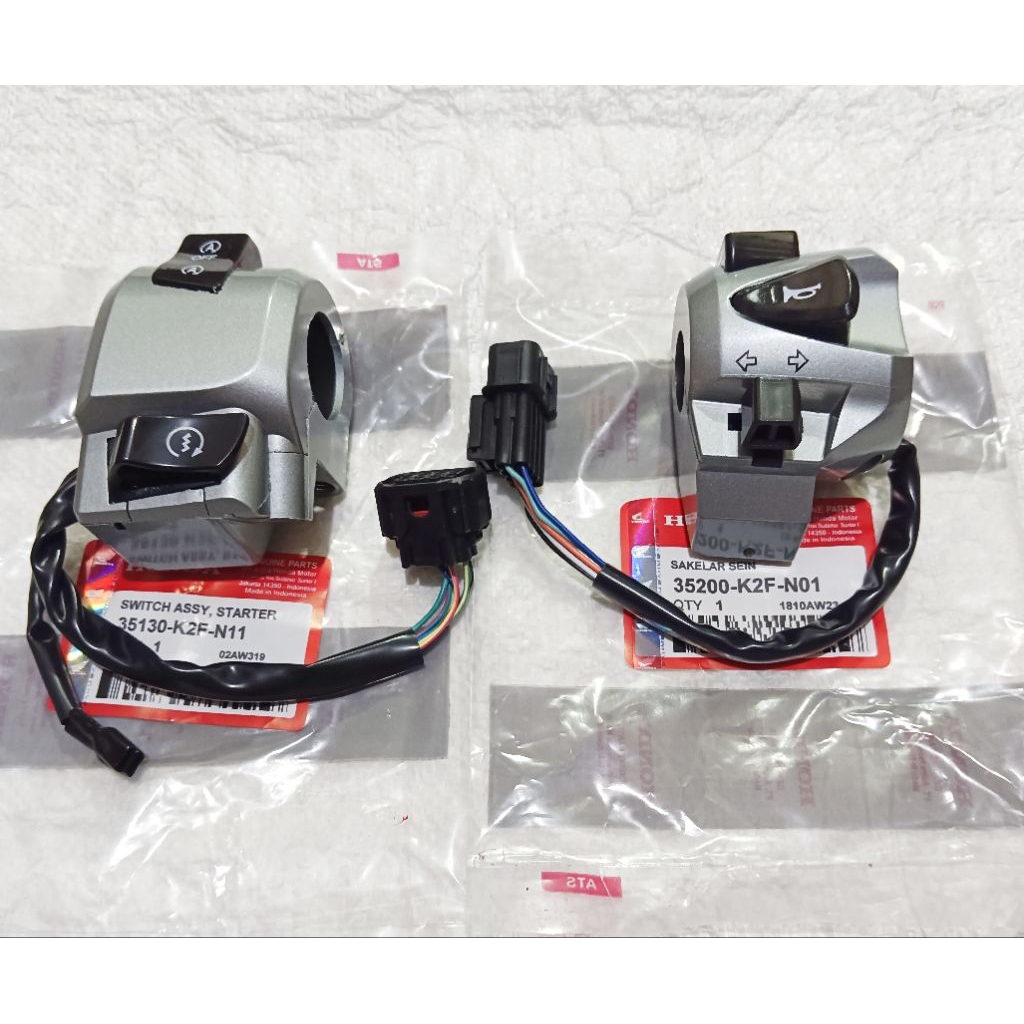 TOMBOL RIGHT SWITCH SCOOPY NEW K2F 2021-2023 STARTER BUTTON SEN HORN ...