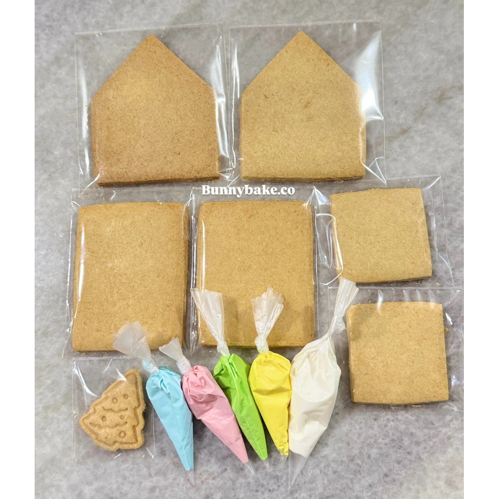 DIY GINGERBREAD HOUSE COOKIES BY BUNNYBAKE.CO | Shopee Philippines